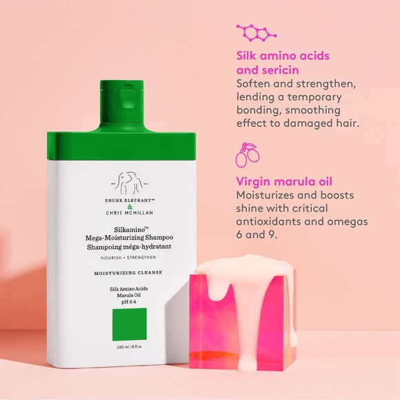 Drunk Elephant Silkamino Mega-Moisturizing Shampoo - Picture 3 of 7